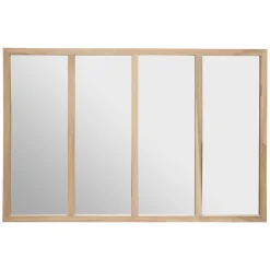 MIROIR BOIS ATELIER NAE D.116X76CM