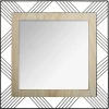 MIROIR CARRE METAL JOE D.45CM