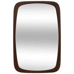 MIROIR KEIRA MARRON D.43X65CM