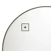 MIROIR METAL ALICE NOIR 90X65CM