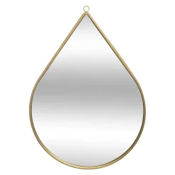 MIROIR METAL GOUTTE 21X29CM