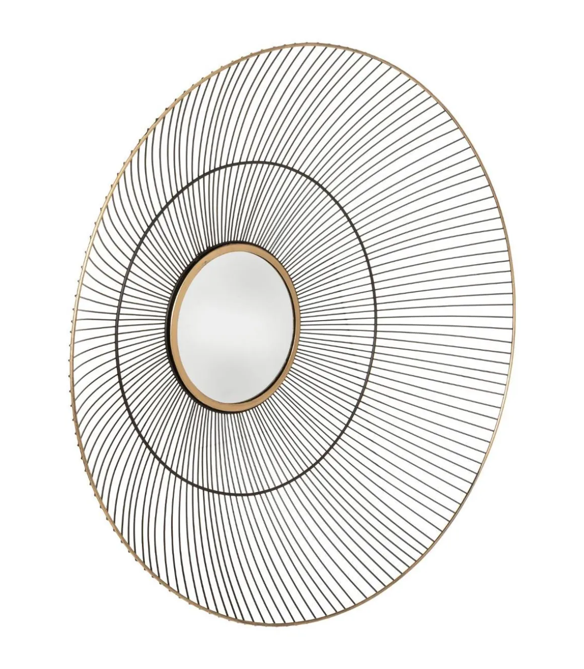 MIROIR METAL LENY D.64.5X15CM