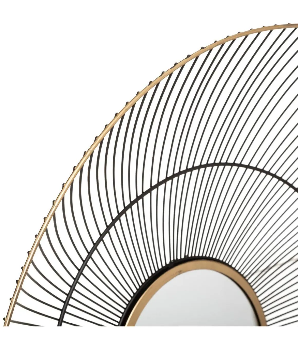 MIROIR METAL LENY D.64.5X15CM