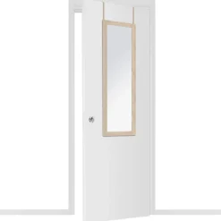 MIROIR PORTE EFFET BOIS 35X109CM