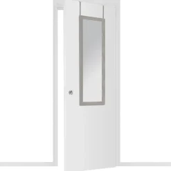 MIROIR PORTE EFFET BOIS 35X109CM