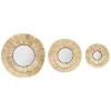 MIROIR RAPHIA ALBA X3 PIECES