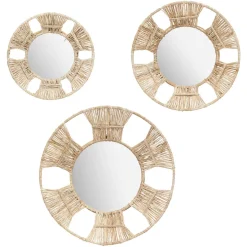 MIROIR ROSEAU LAURA D.25CM