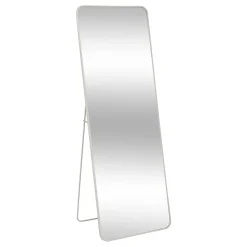 MIROIR SUR PIED METAL ARGILE 160X56CM