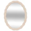MIROIR TORSADE TESSA D.38X28CM