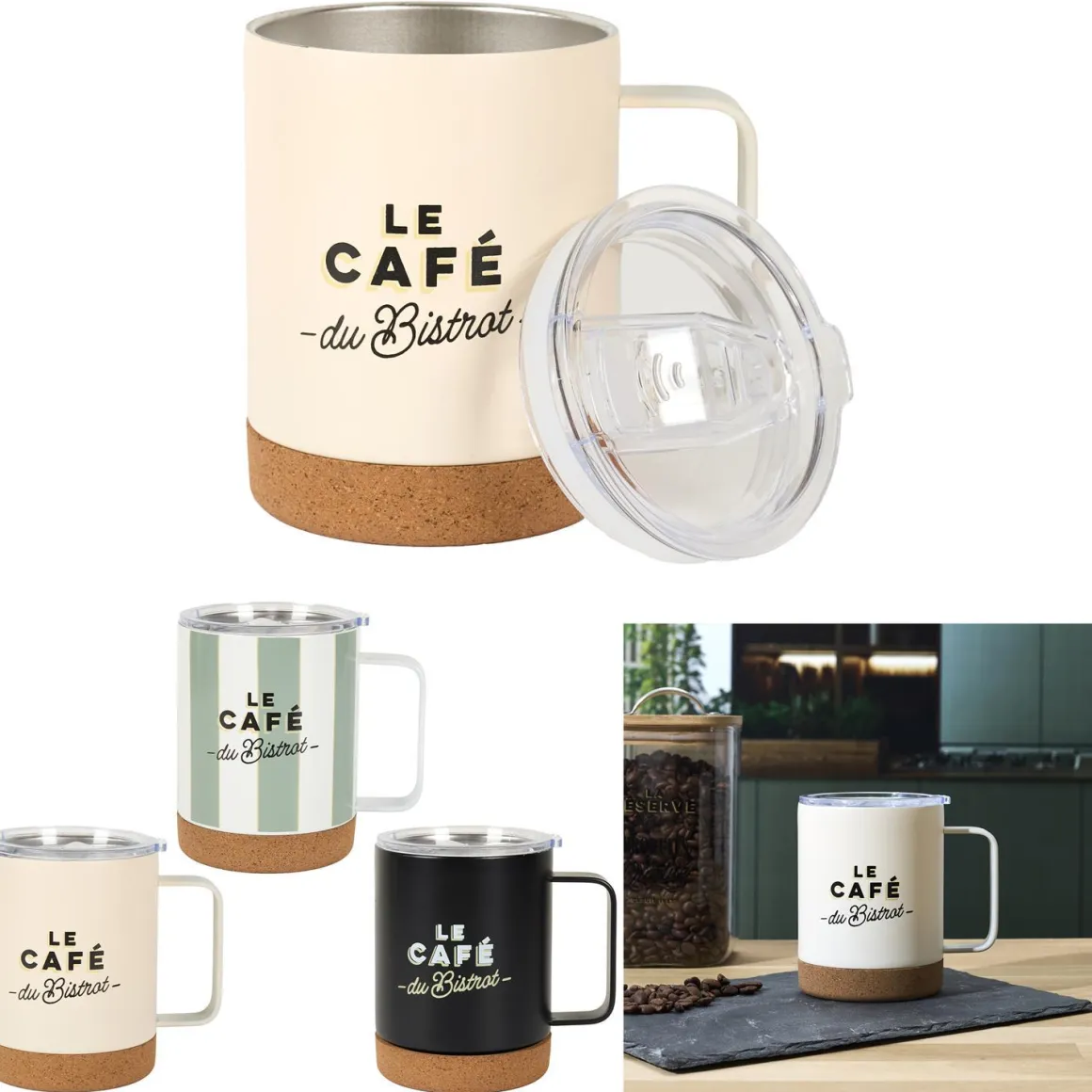 MUG METAL LIEGE BISTROT 42CL