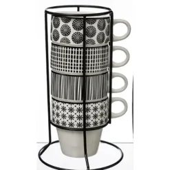 MUG SUR RACK X4 BOHEMIA