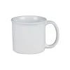 MUG TIMBALE GRES BLANC 34CL