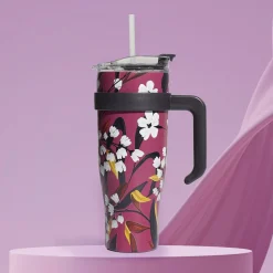 MUG TRANSPORT MIAMI WINTER FLOWER 1.2L