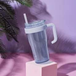MUG TRANSPORT MINI MIAMI TRANSPARENT 600ML