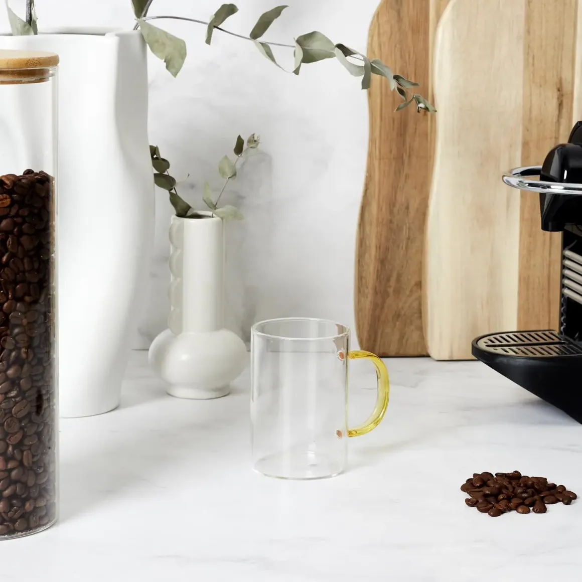 MUG VERRE ANSE COLOREE 30CL