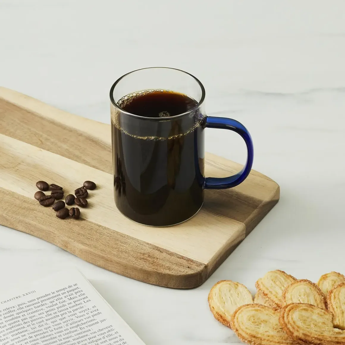 MUG VERRE ANSE COLOREE 30CL