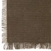 NAPPE COTON FRANGE MAHA KAKI 150X250CM