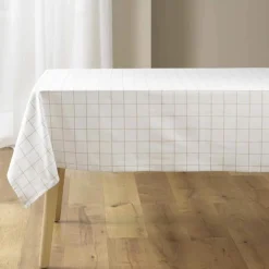NAPPE RECTANGLE 140X240CM COTON POLYESTER TISSE AXEL