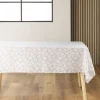 NAPPE RECTANGLE 140X240CM IMPRIMEE MICROFIBRE DIVANY NATUREL