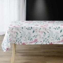 NAPPE RECTANGLE 140X240CM IMPRIME LIN FLORANTINE