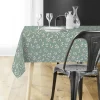 NAPPE RECTANGLE 140X240CM MICROFIBRE IMPRIMEE MINDY SAUGE