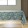 NAPPE RECTANGLE 145X240CM POLYESTER IMPRIME STYLIS BLEU