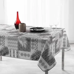 NAPPE RECTANGLE 150X240 CM POLYESTER IMP NEHA NOIR