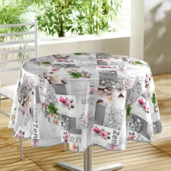 NAPPE RONDE 160CM PHOTOPRINT MEDITAZEN