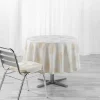 NAPPE RONDE 180 CM POLYESTER IMP SUNNY GOLD