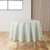 NAPPE RONDE D.180CM IMPRIME METALLISE PIANA SAUGE