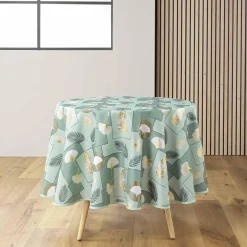 NAPPE RONDE D.180CM IMPRIME METALLISE NATANE SAUGE