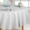 NAPPE RONDE D 160CM LOUVAIN ECRU