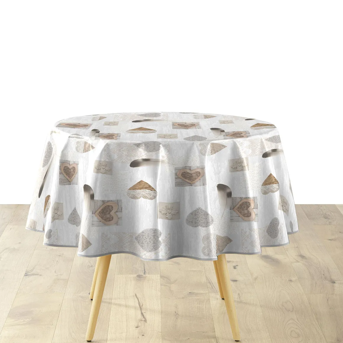 NAPPE RONDE D.160CM TEXTILIA DELICIA