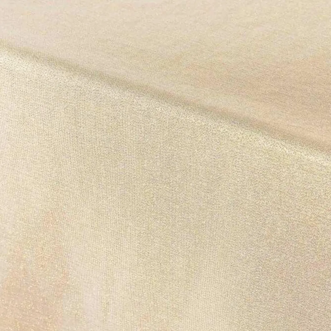 NAPPE 140X240 CM POLYESTER UNI METALLISE SILVERY LIN OR