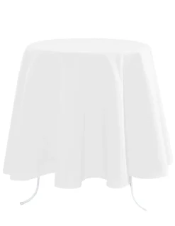 NELSON NAPPE 180CM DIAM BLANC