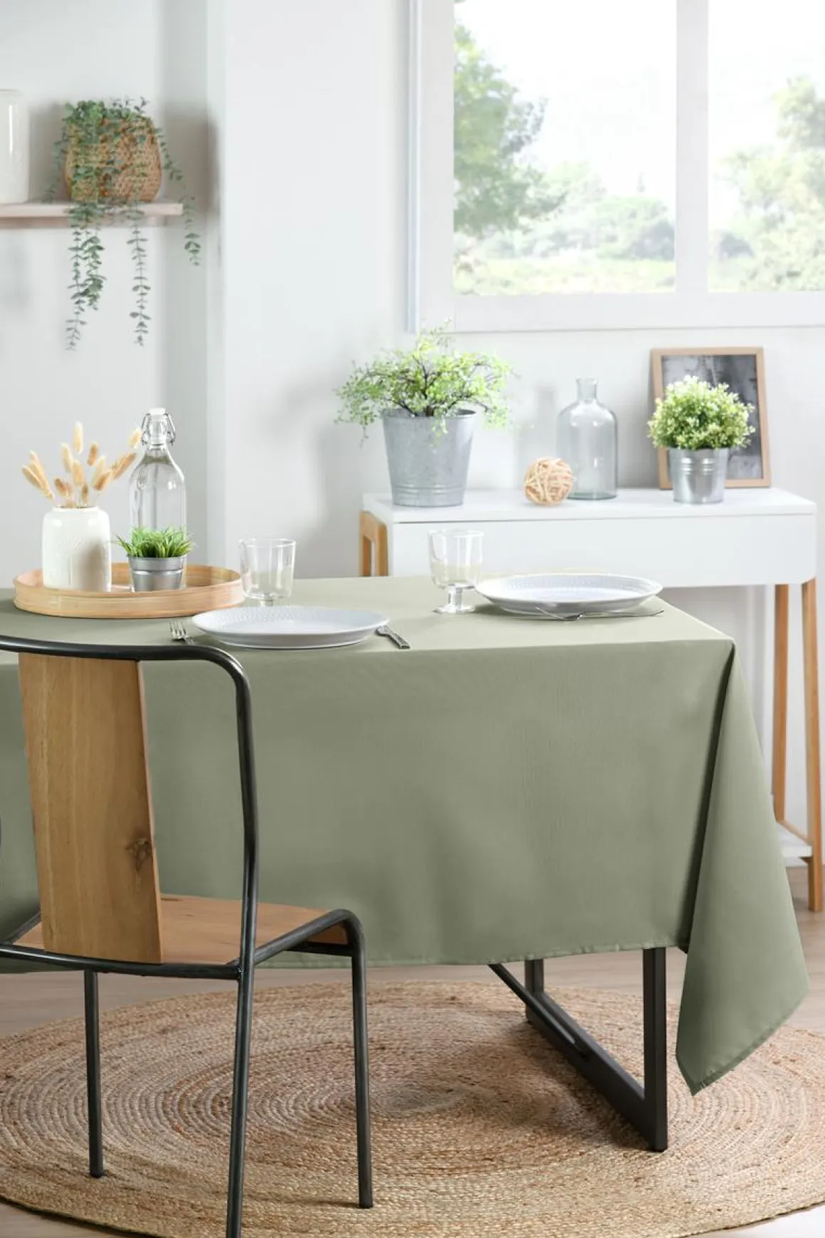 NELSON NAPPE 145X240CM SAUGE