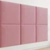 PAG PANNEAU MURAL REMBOURRE 60CMX60CM ROSE