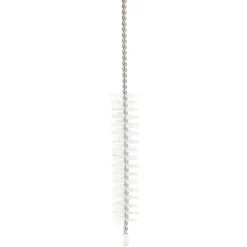 PAILLE TRANSPARENTE EN VERRE X4 AVEC GOUPILLON