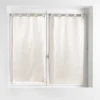 PAIRE DROITE PASSANTS 60X120CM EFFET LIN TISSE NORINE