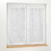 PAIRE DROITE PASSANTS 60X120CM VOILE TISSE KARLA BLANC