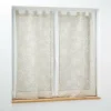 PAIRE DROITE PASSANTS 60X90CM VOILE TISSE KARLA TAUPE