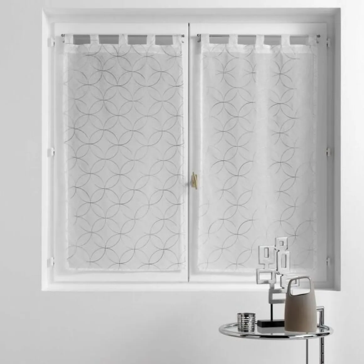 PAIRE DROITE PASSANTS 2X60X90CM BRODE OLYMPIA GRIS