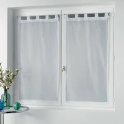 PAIRE DROITE PASSANTS 2X60X90CM METAL ORION BLANC