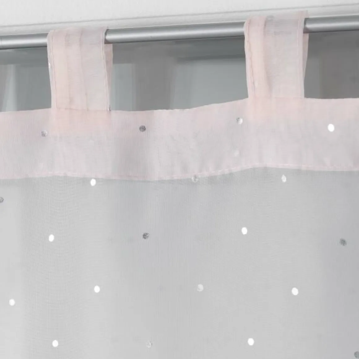 PAIRE DROITE PASSANTS 2X60X90CM METAL ORION ROSE