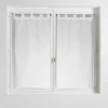 PAIRE DROITE PASSANTS 2X60X120CM VOILE SABLE POUPETTE