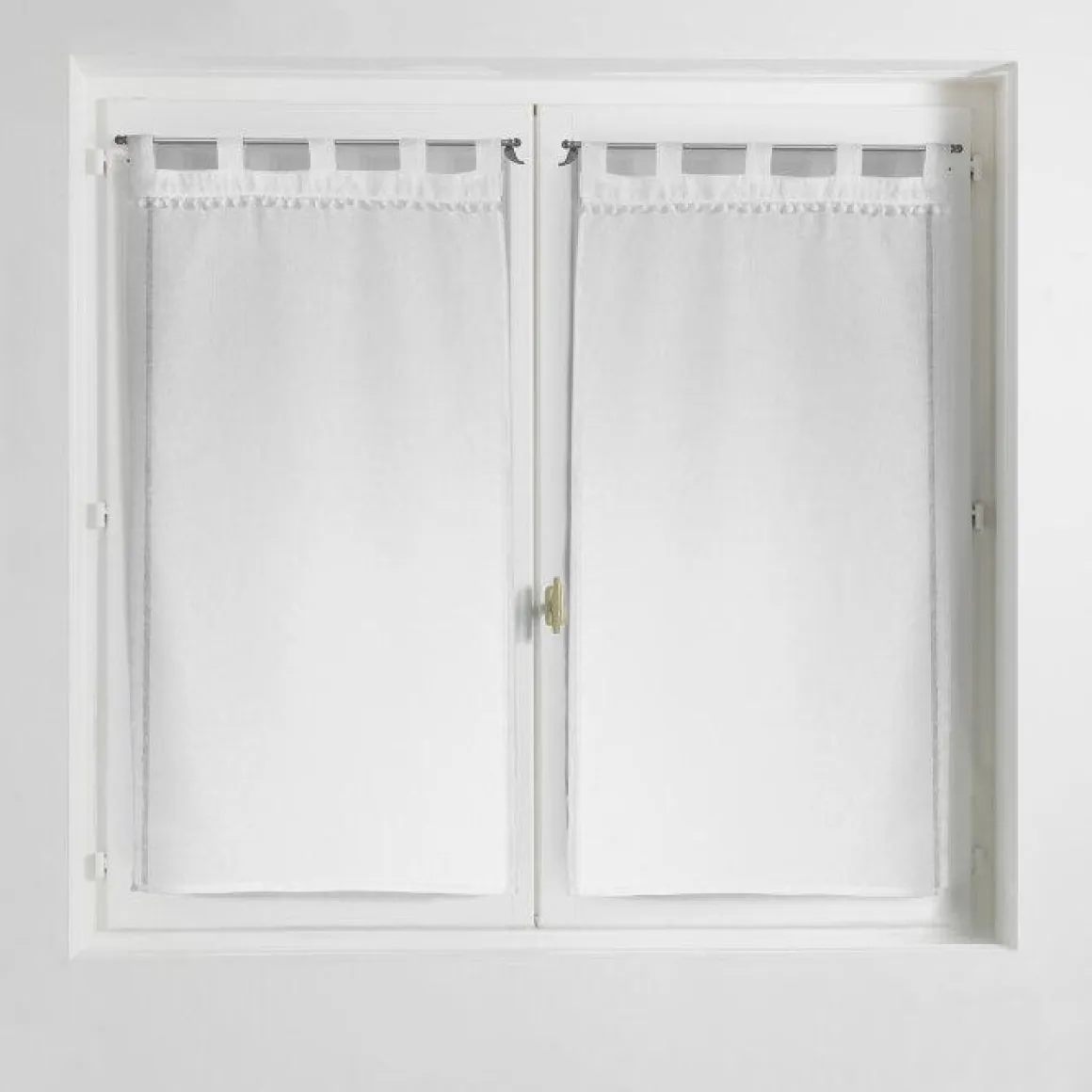 PAIRE DROITE PASSANTS 2X60X120CM VOILE SABLE POUPETTE
