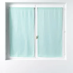 PAIRE DROITE PASSE TRINGLE 2X60X160CM SOANE MENTHE