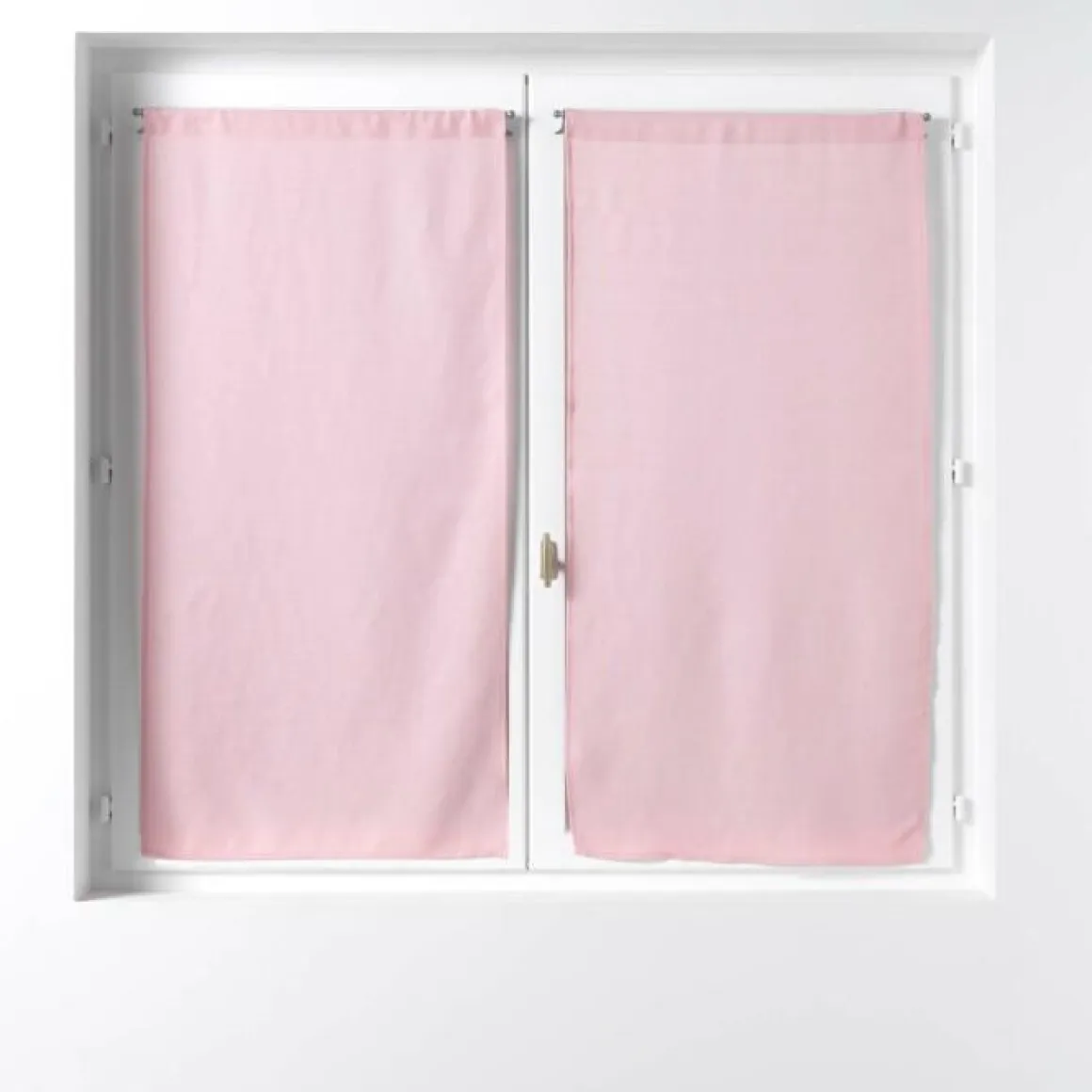 PAIRE DROITE PASSE TRINGLE 2X60X160CM SOANE ROSE