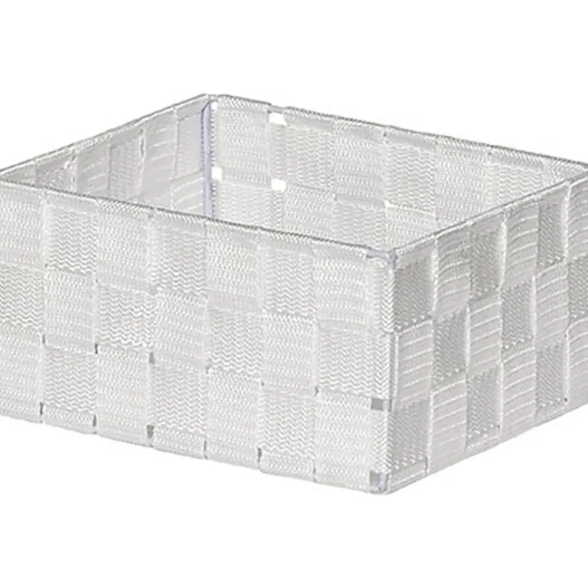 PANIER CARRE POLYESTER BLANC TAILLE XS