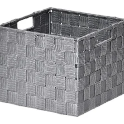 PANIER CARRE POLYESTER GRIS TAILLE S